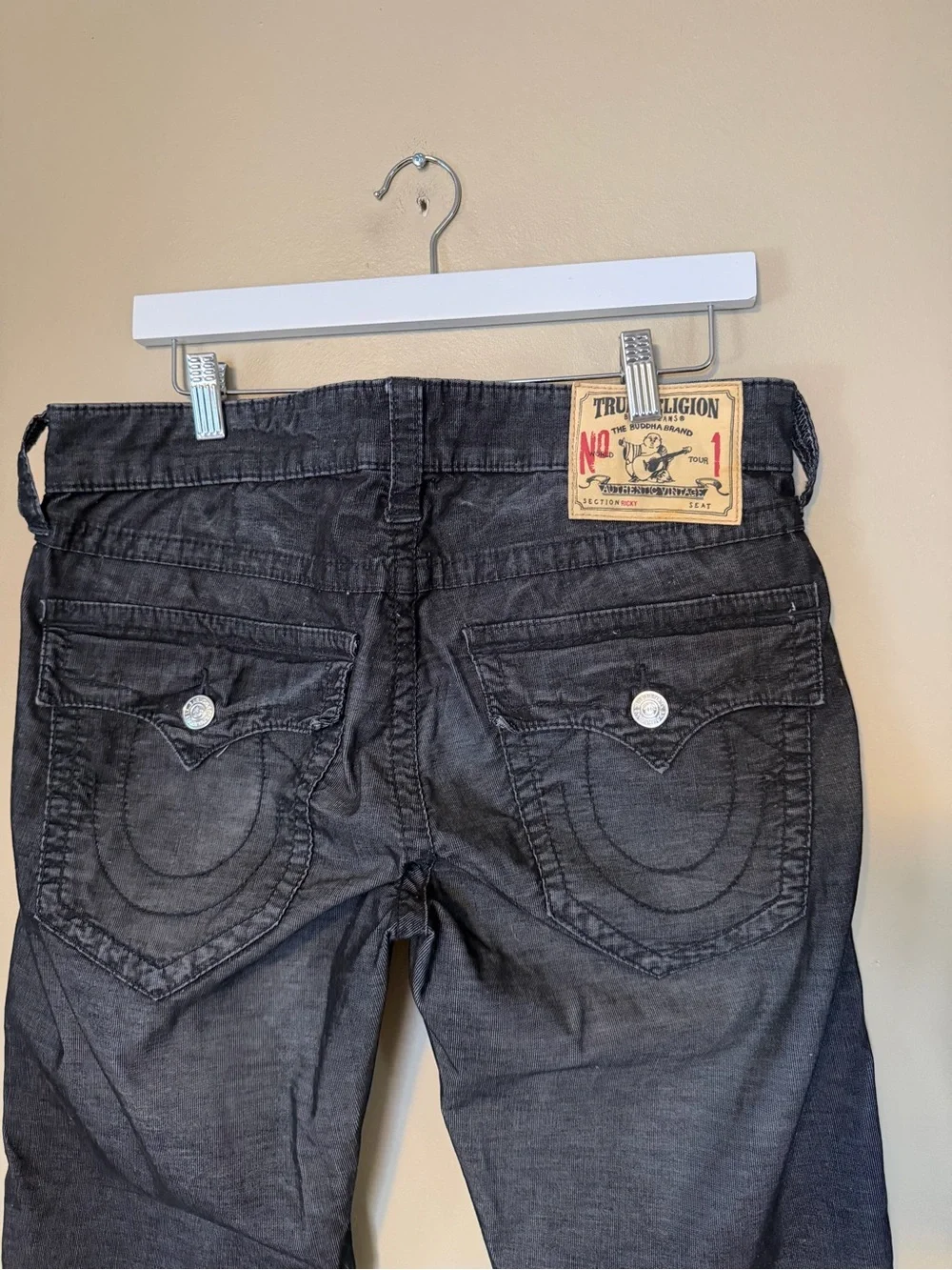 True Religion Men’s Ricky Corduroy Jeans
